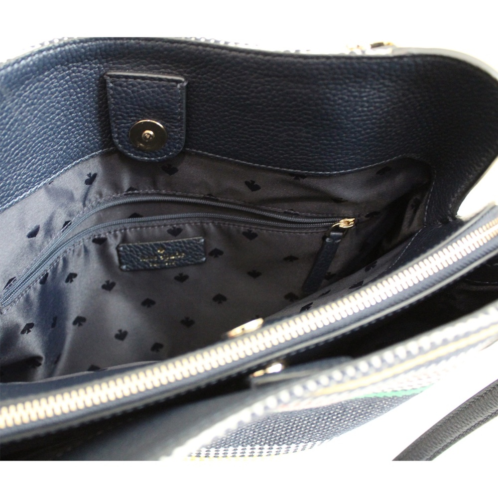 Authentic Kate Spade Jackson boardwalk stripe shoulder bag - Picture 7 of 10